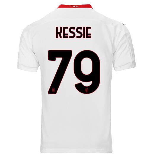 AC Milan Away Kit Soccer Jersey KESSIE #79 2020/21